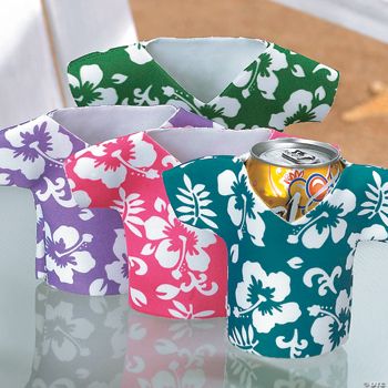 Tropical Shirt Can Covers