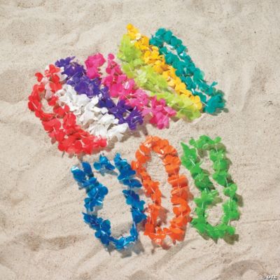 Mega Solid Color Lei Assortment
