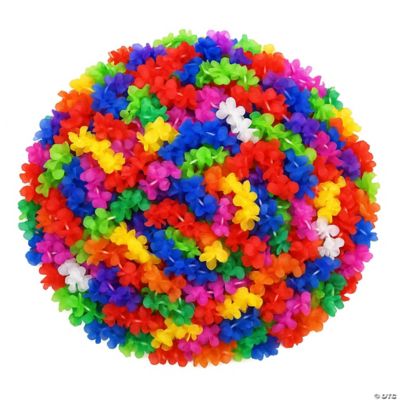 Mega Solid Color Lei Assortment