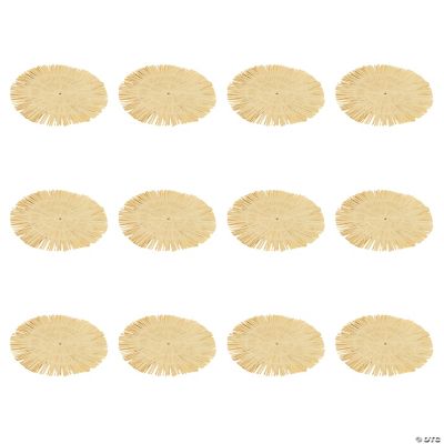 Round Luau Fringe Place Mats