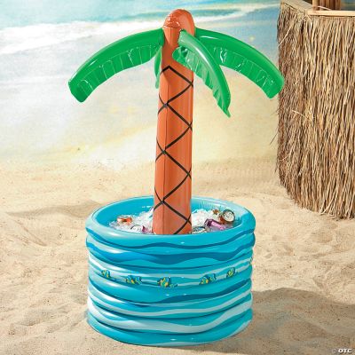 Inflatable Palm Tree In Pool Cooler