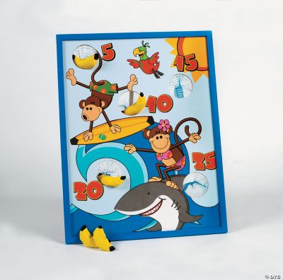 Beach Monkey Bean Bag Toss Game