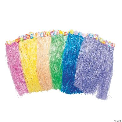 Adult's Floral Hula Skirt Assortment