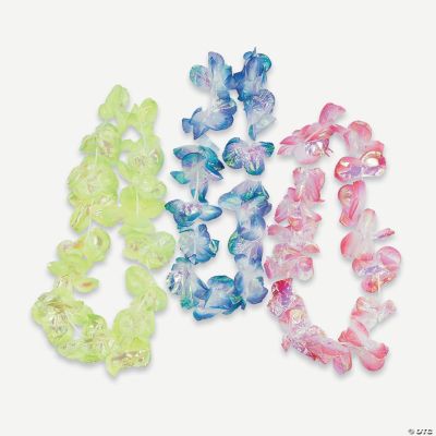 Jumbo Iridescent Flower Leis