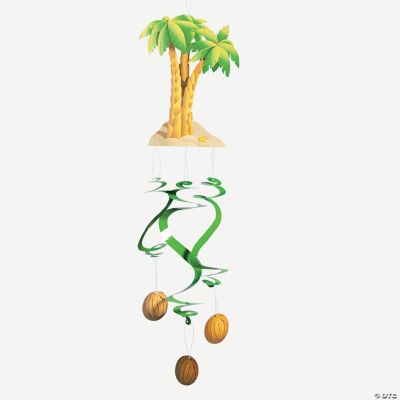 Palm Tree Dangling Swirls