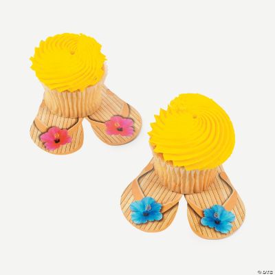 Paradise Safari Flip Flop Cupcake Feet