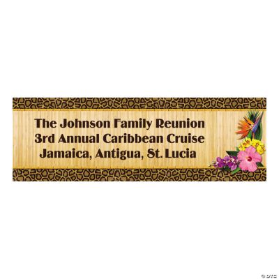 Personalized Paradise Safari Banner - Small