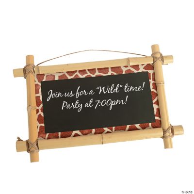 Paradise Safari Chalkboard