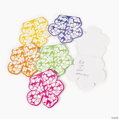 24 Paradise Party Hibiscus Notepads