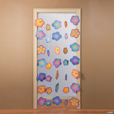 Hanging Floral Door Curtain