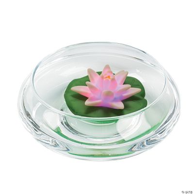 Lotus Blossom LED Floating Candles Oriental Trading Discontinued