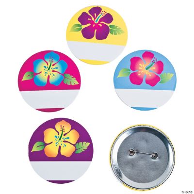 Luau Name Buttons