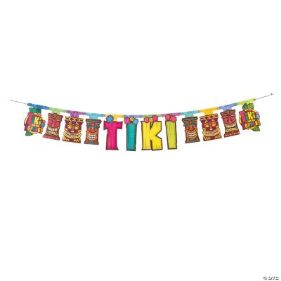 “Tiki” Party Jointed Banner