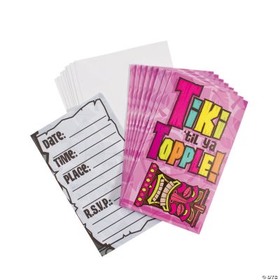 8 Tiki Invitations