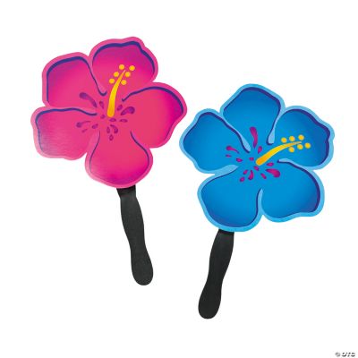 Hibiscus-Shaped Fans