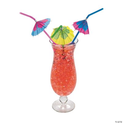 Hibiscus Parasol Straws