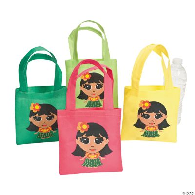 Hula Girl Tote Bags