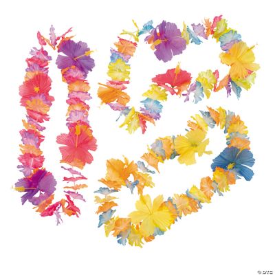 Neon Flower Leis