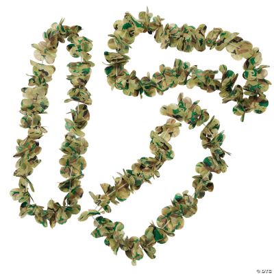 Camouflage Print Leis
