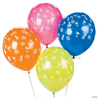 Latex Luau Balloons