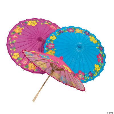 Hibiscus Print Parasols