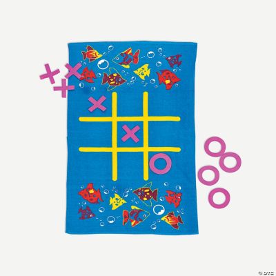 Tic-Tac-Toe Beach Towel Game