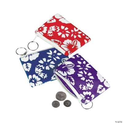 Hibiscus Coin Purse Key Chains