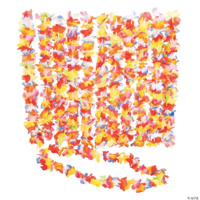 Ruffle Petal Flower Leis