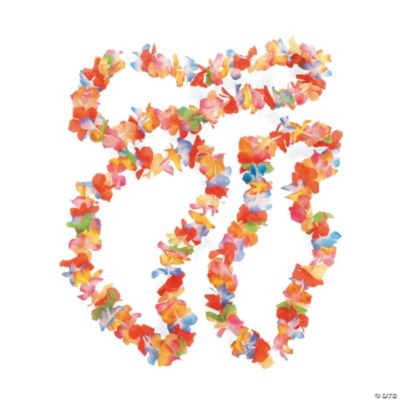 Ruffle Petal Flower Leis