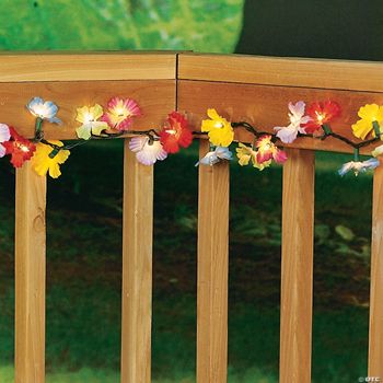 Light-Up Flower Lei Garland