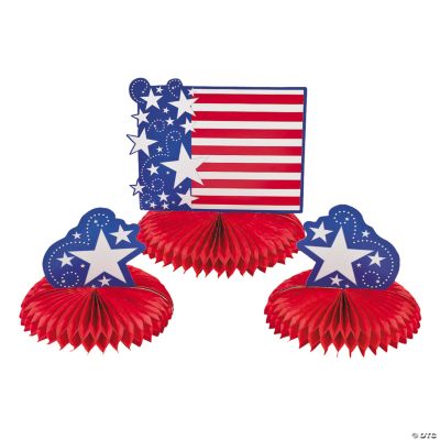 Patriotic Tissue Centerpiece Set