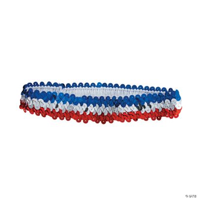 Red, White & Blue Sequin Headbands