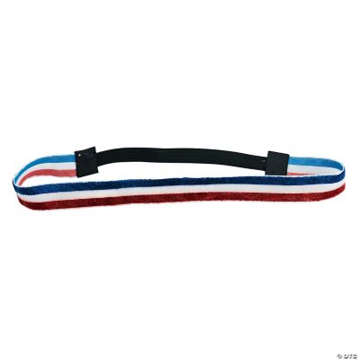 Red, White & Blue Gitter Headbands