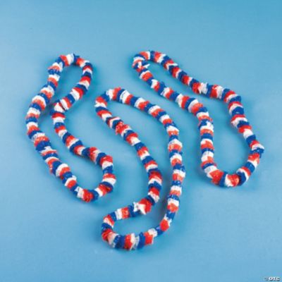 Patriotic Tri-Color Leis