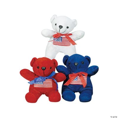 Plush USA Flag Bears