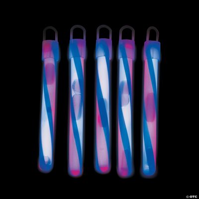 Patriotic Glow Swizzle Lightsticks