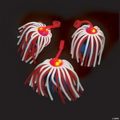 Large Flashing Patriotic Stretchy Noodle Ball Yo-Yos