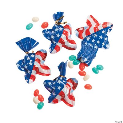 Star-Shaped Bags With Jelly Beans