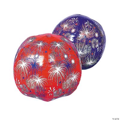 Inflatable Patriotic Fireworks Beach Balls