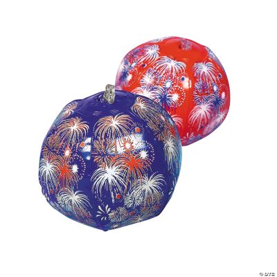 Inflatable Patriotic Fireworks Mini Beach Balls