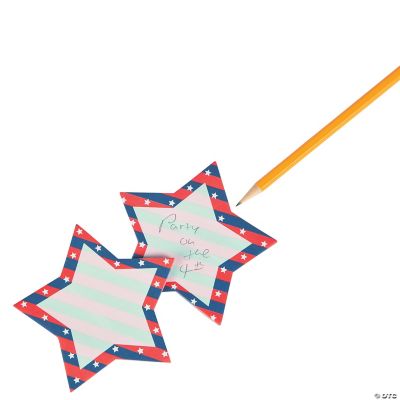 Patriotic Star Sticky Notes