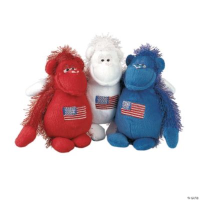 Plush Patriotic Gorillas