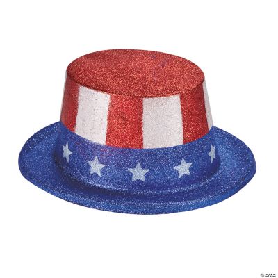 Patriotic Glittery Top Hats