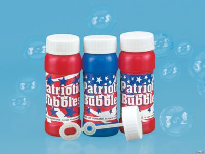 Patriotic Bubble Bottles