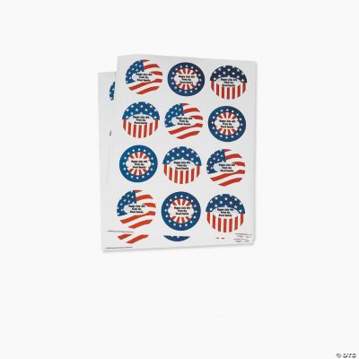 Personalized Patriotic Stickers