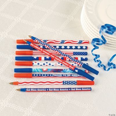 Patriotic Stick Pen Assortment