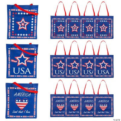 Large Patriotic Tote Bags