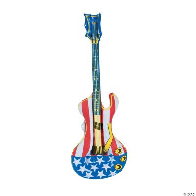 Inflatable Patriotic Guitars