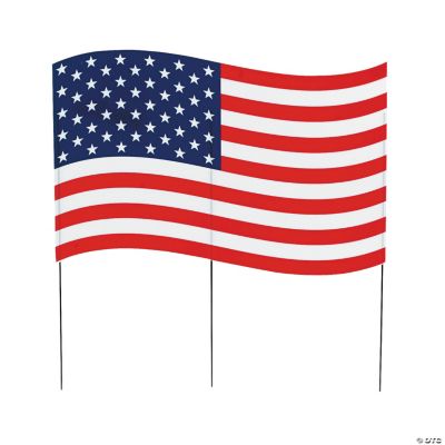 American Flag Yard Décor