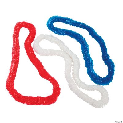 Red, White & Blue Lei Assortment